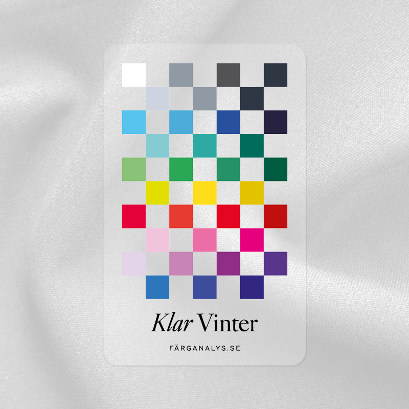 Färgkort Klar Vinter - framsida