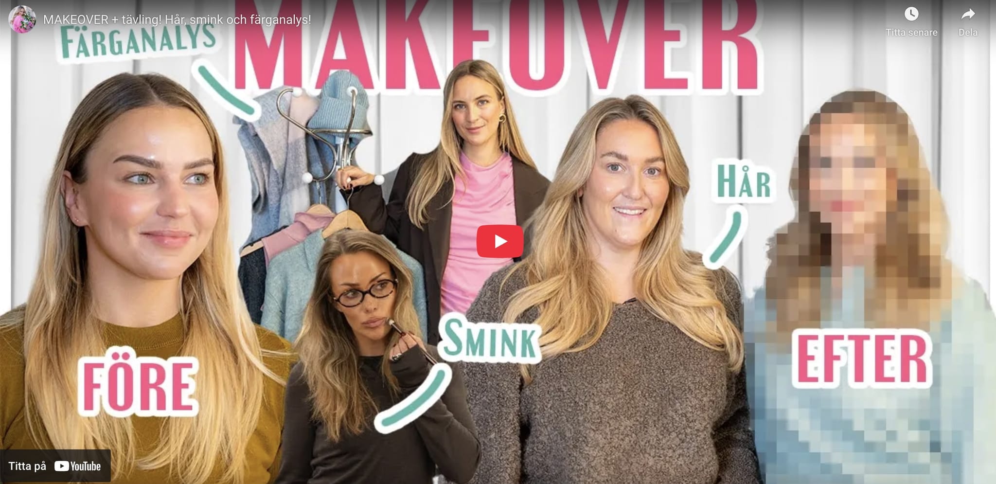 MAKEOVER + färganalys (Hairtalk by Emelie)