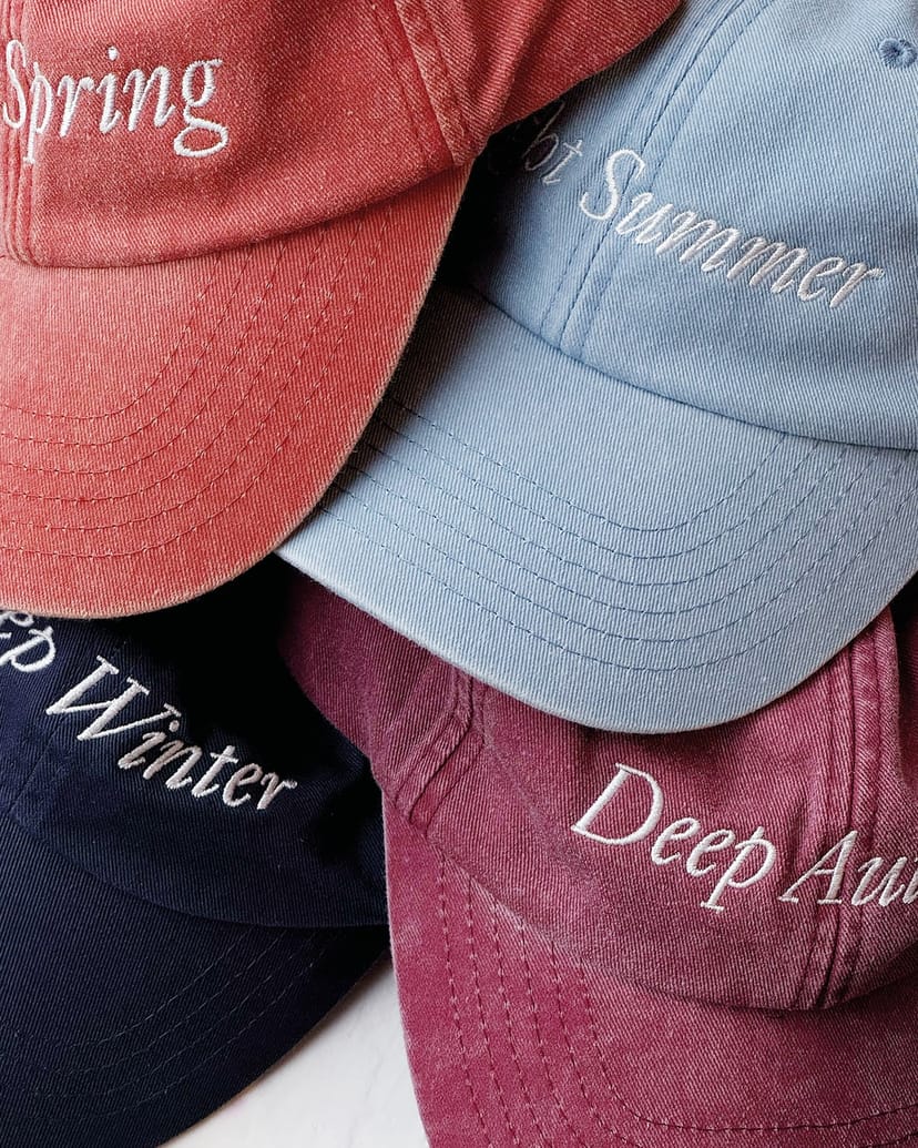 Caps adapted for your color season