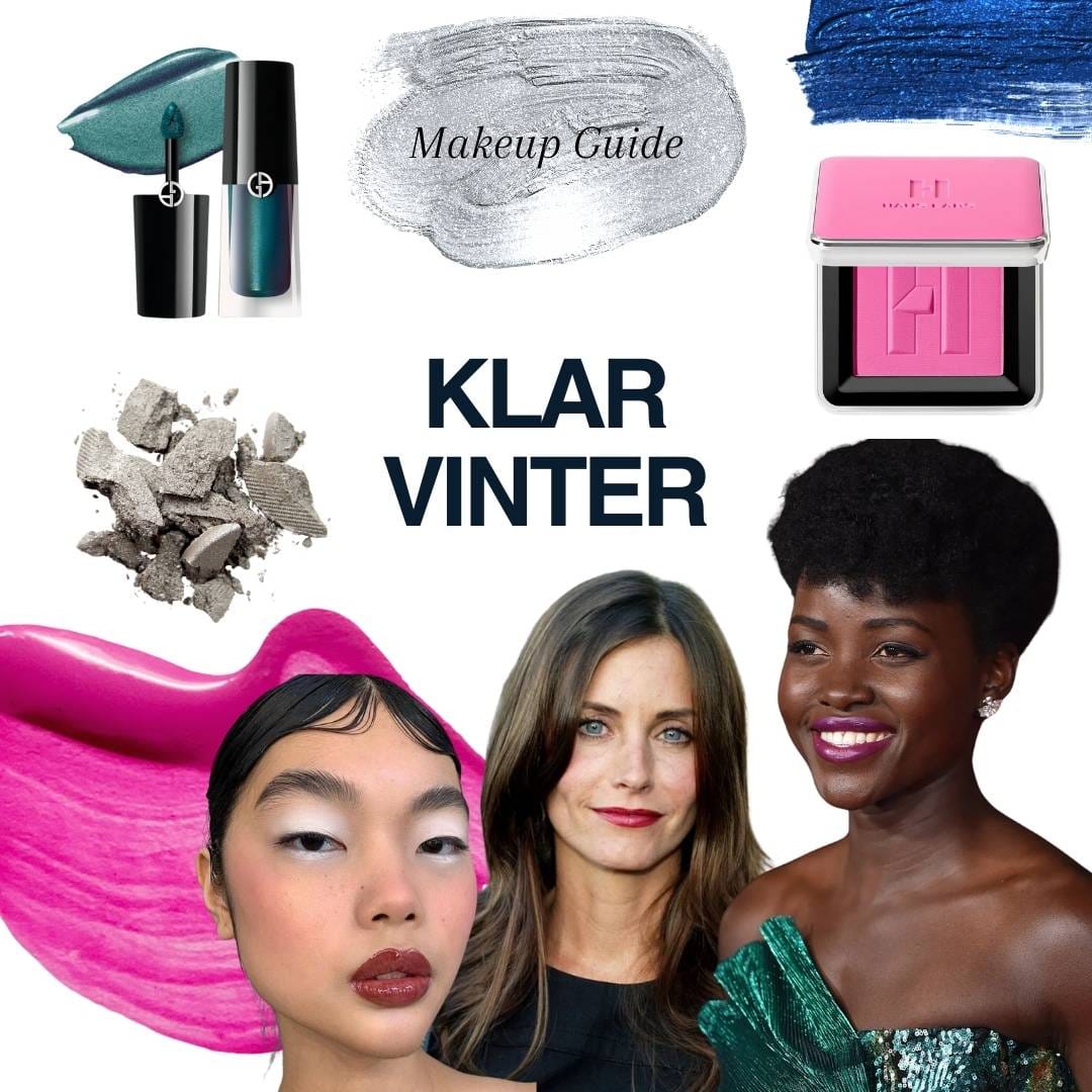 Makeup guide for Bright Winter